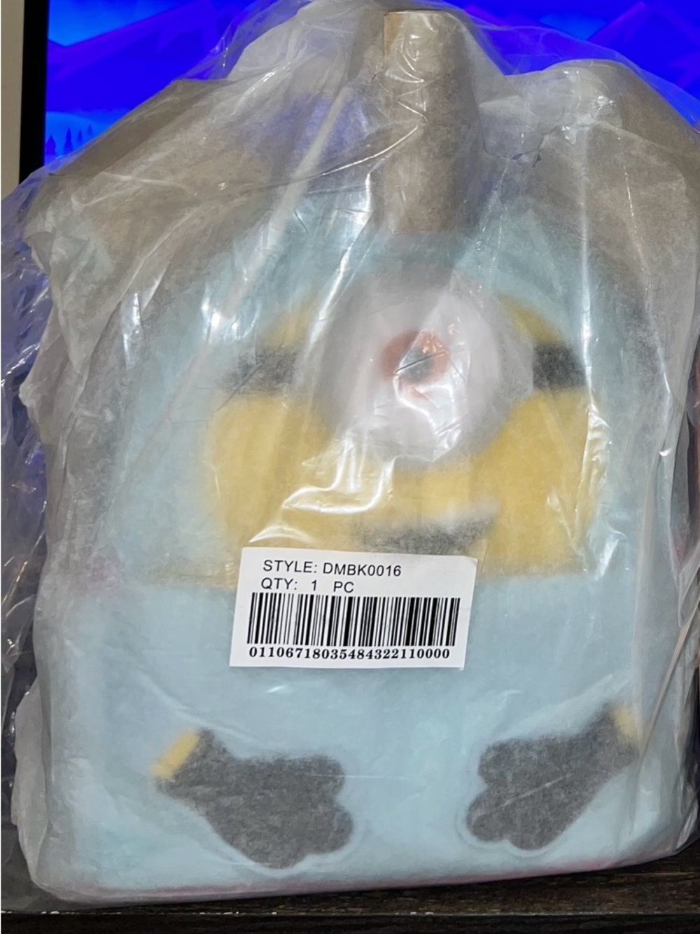 Loungefly Plush Unicorn Minion Backpack - New With Tags - Picture 2 of 2